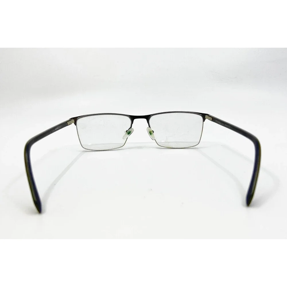Mark + James Eyeglasses Men Brown Semi Rimless Rectangular 58-18-150
